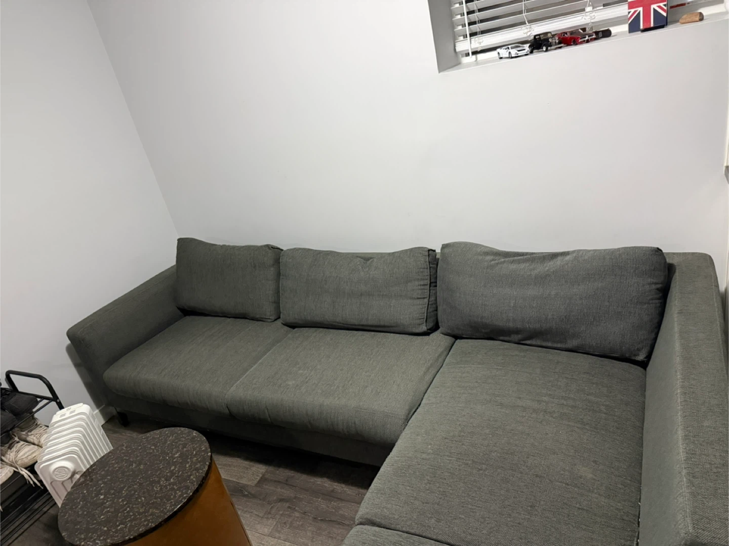 Grey Sectional Sofa - Great Condition!
