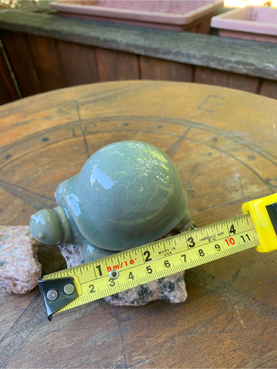 Ceramic Turtle Figurine - Cute Home Decor image indicator(6)