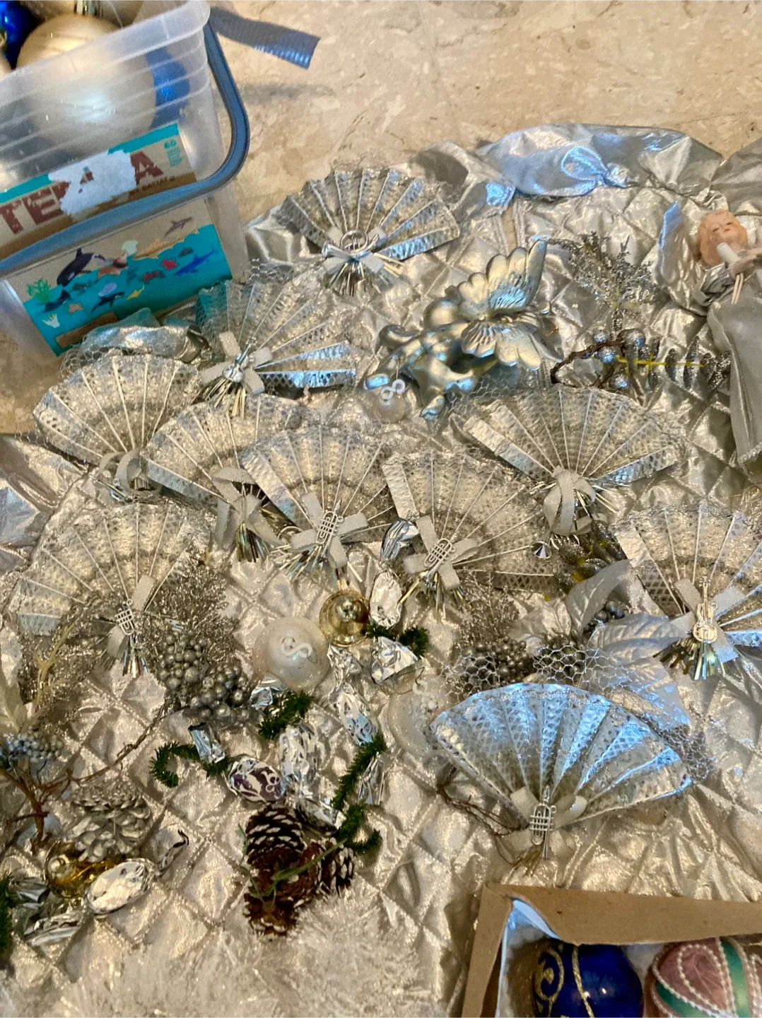 Elegant Christmas Ornaments & Tree Skirt image indicator(3)