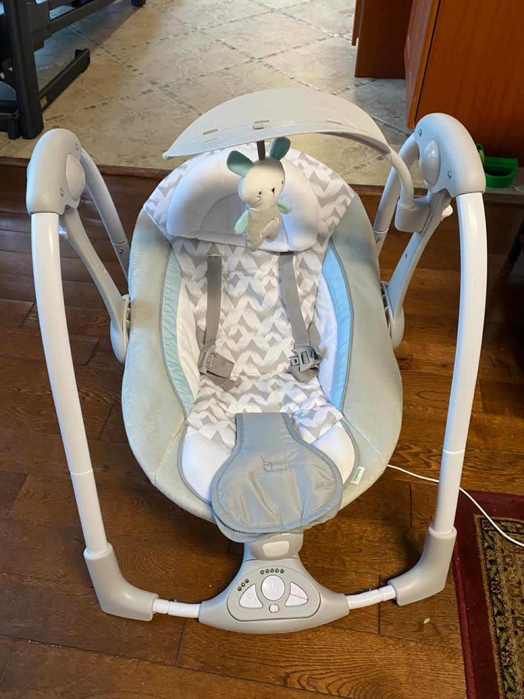 Ingenuity ConvertMe 2-in-1 Portable Baby Swing