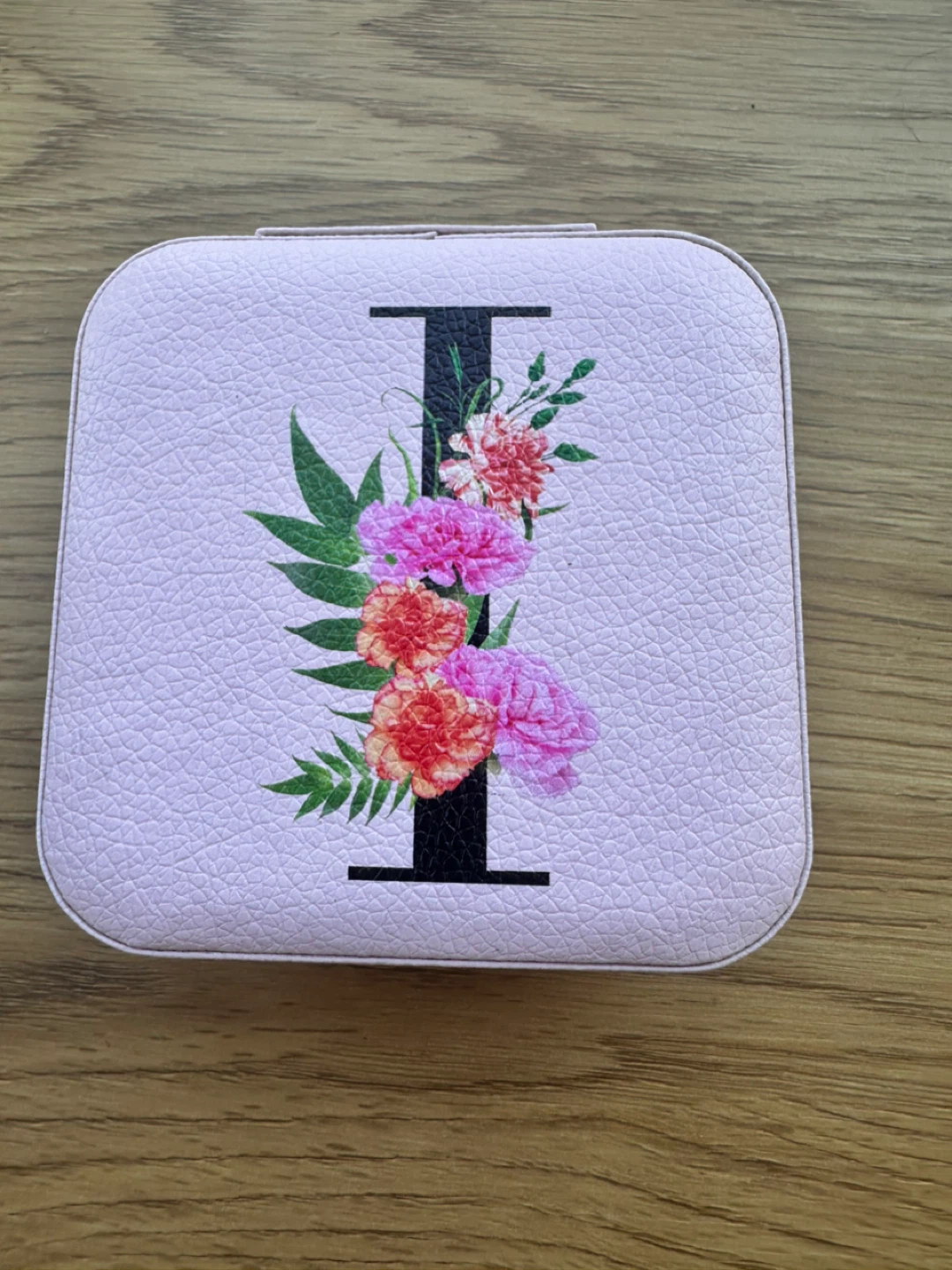 Pink Floral Travel Jewellery Box