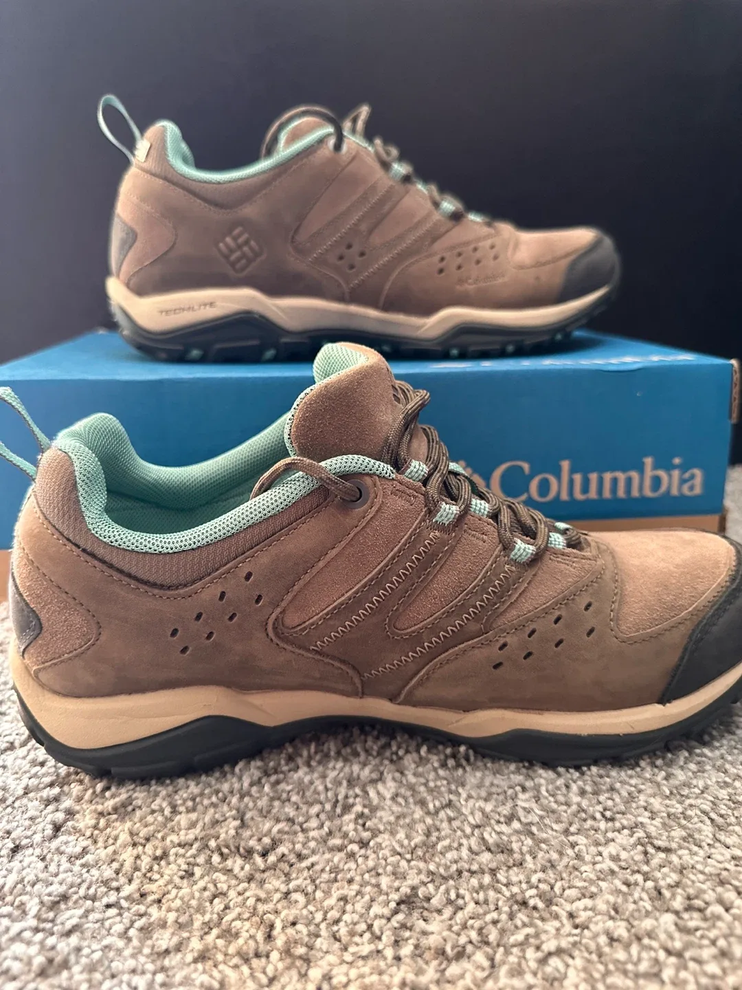 Columbia Women's Leather Outdry Hiking Shoes - Size 8 image indicator(4)
