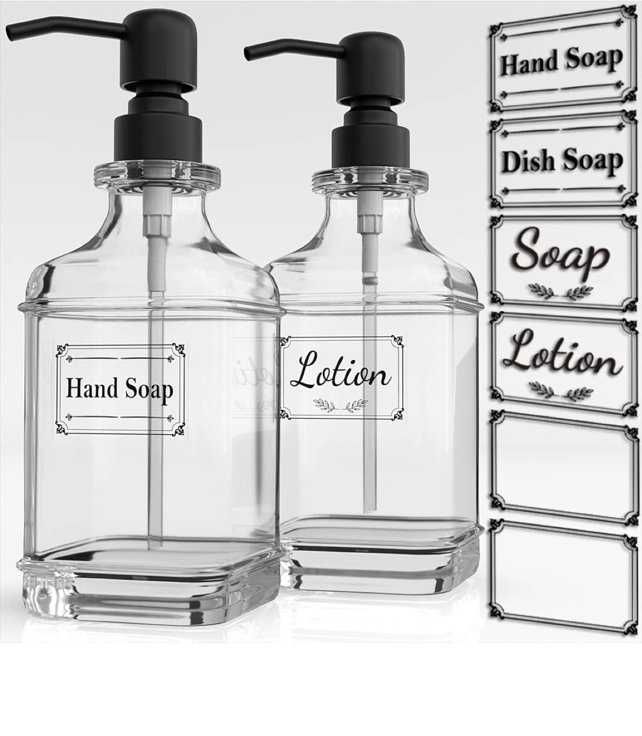 Soap/Lotion Dispenser Set - 18 oz Capacity - photo 5