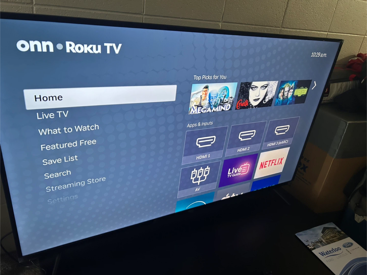 onn. Roku TV 55” - photo 2