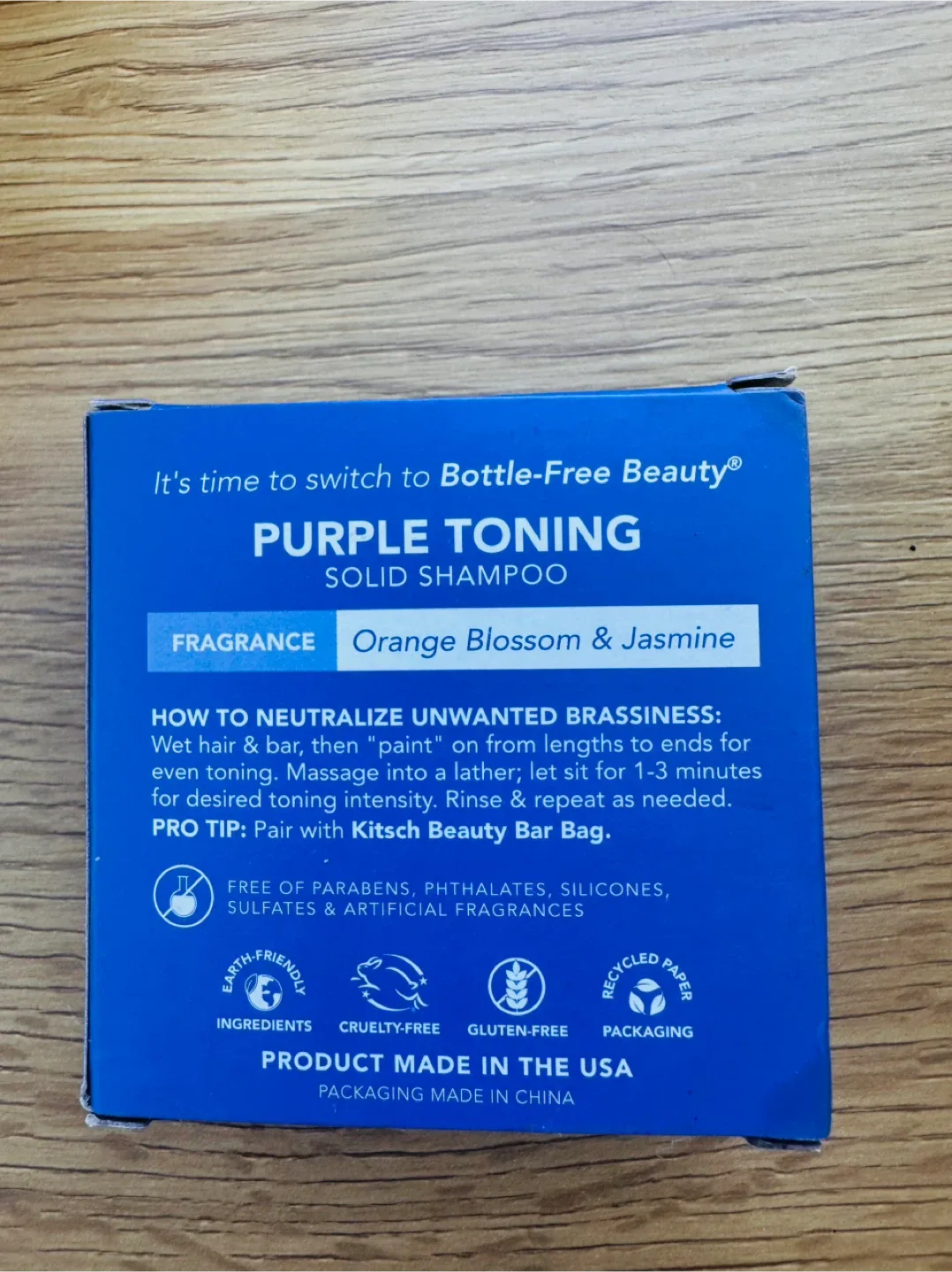 Kitsch Purple Toning Solid Shampoo - New image indicator(2)