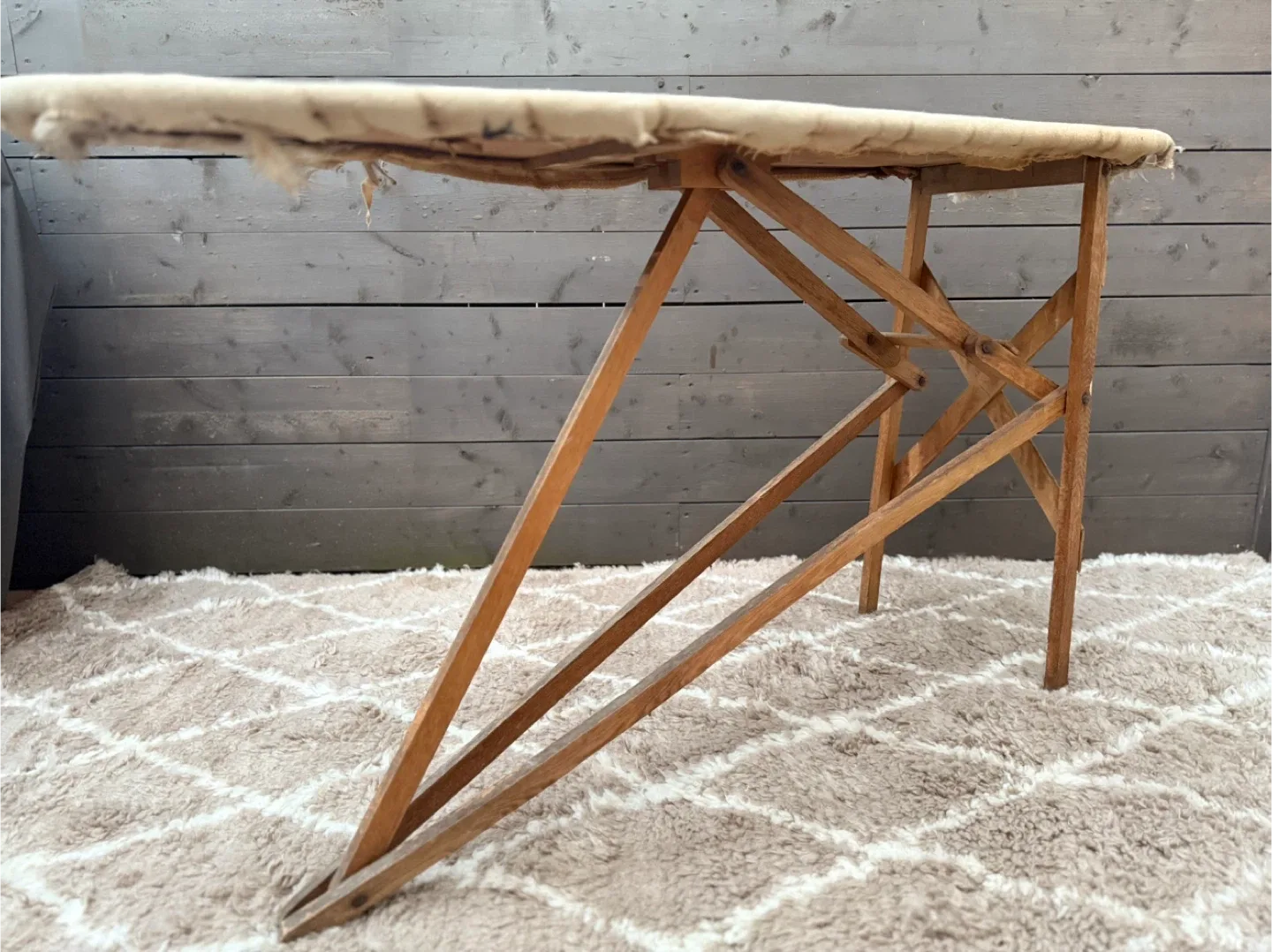 Vintage Wooden Ironing Board image indicator(3)