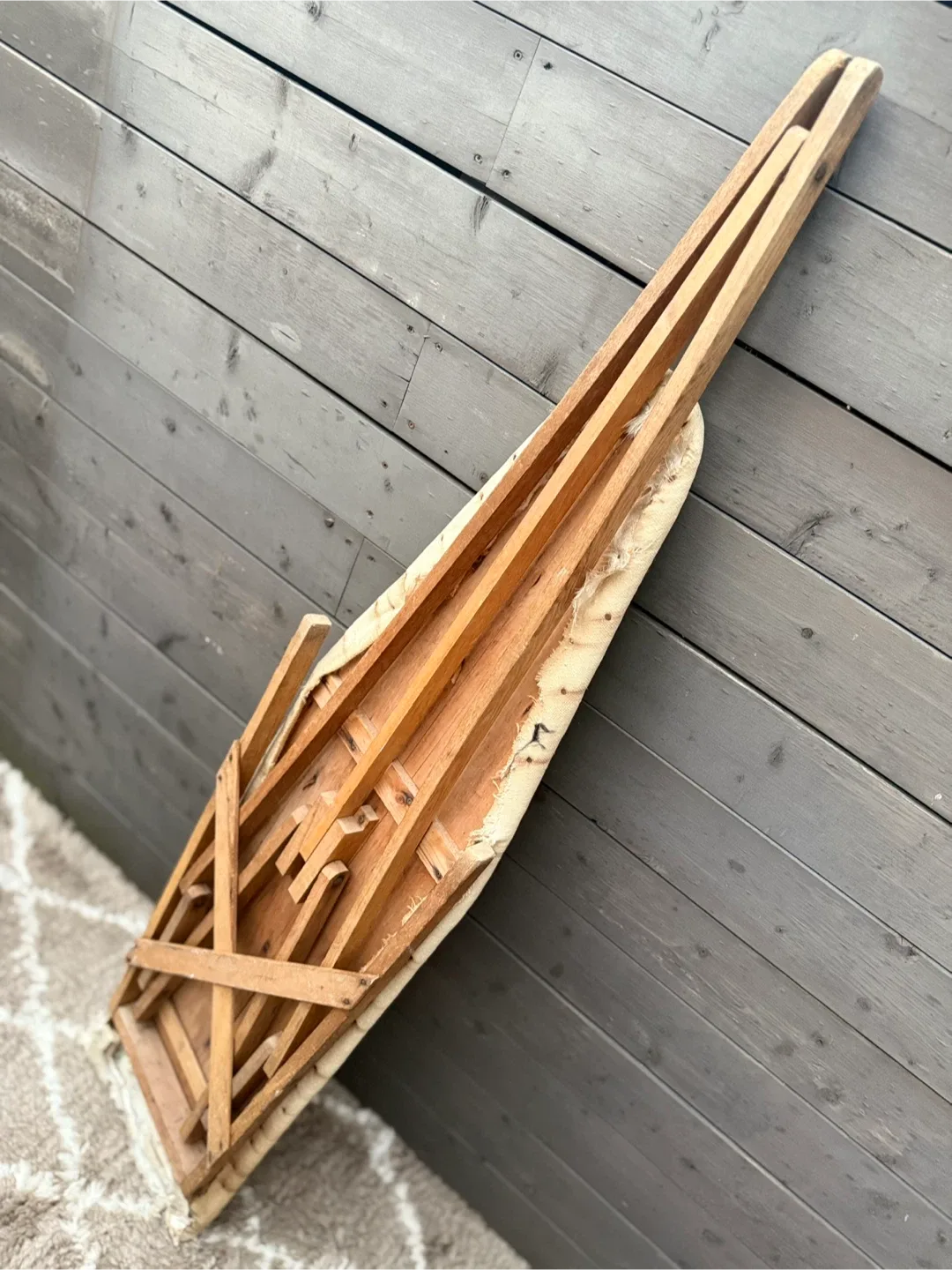 Vintage Wooden Ironing Board image indicator(2)