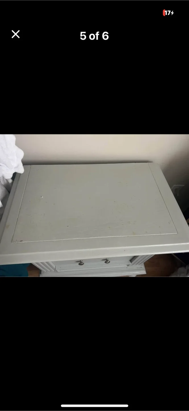 Grey 2-Drawer Bedside Table image indicator(3)