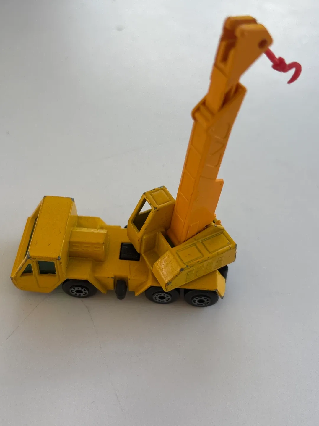 Vintage Lesney Yellow Crane Truck Toy thumbnail