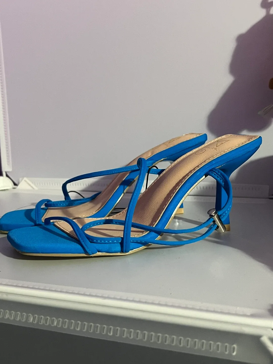 Material Girl Blue Heels - Size 7 image indicator(3)