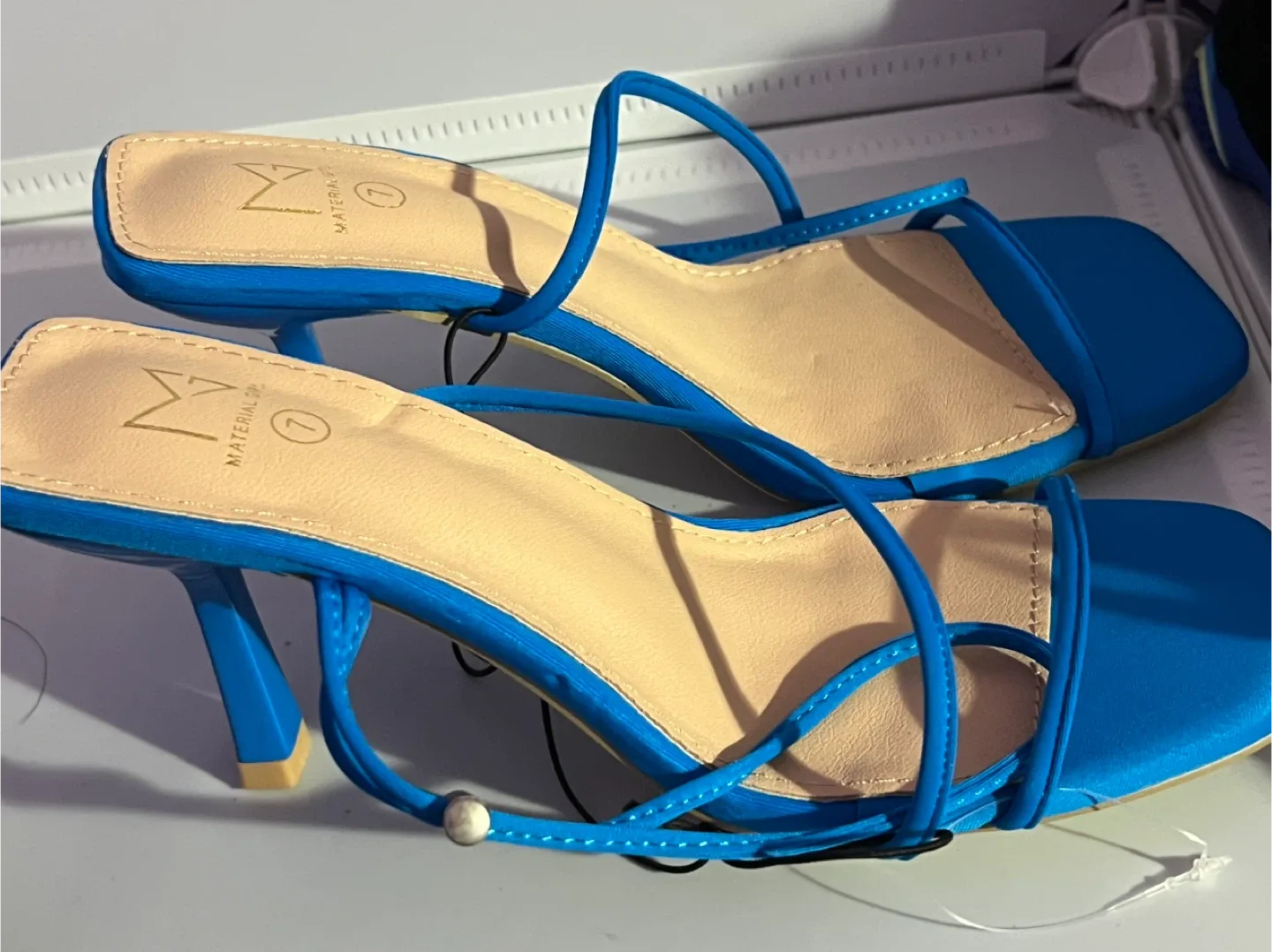 Material Girl Blue Heels - Size 7 image indicator(2)