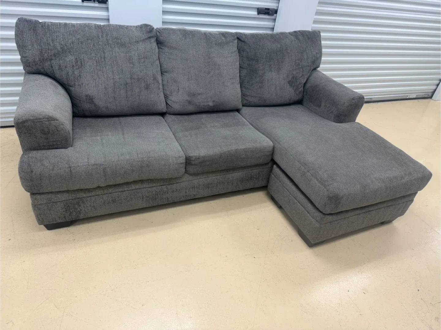 Brown Sectional Sofa with Chaise image indicator(3)