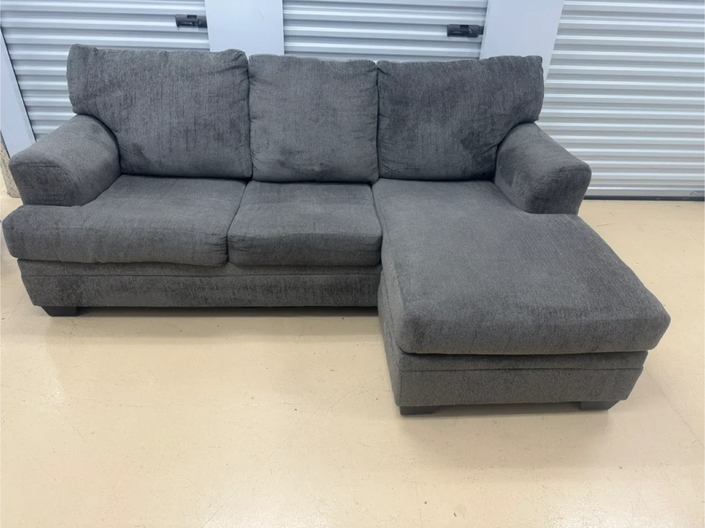 Brown Sectional Sofa with Chaise image indicator(2)