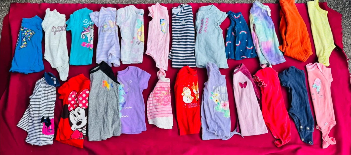 Girl Clothes Bundle 175pcs - Various Sizes & Styles image indicator(3)