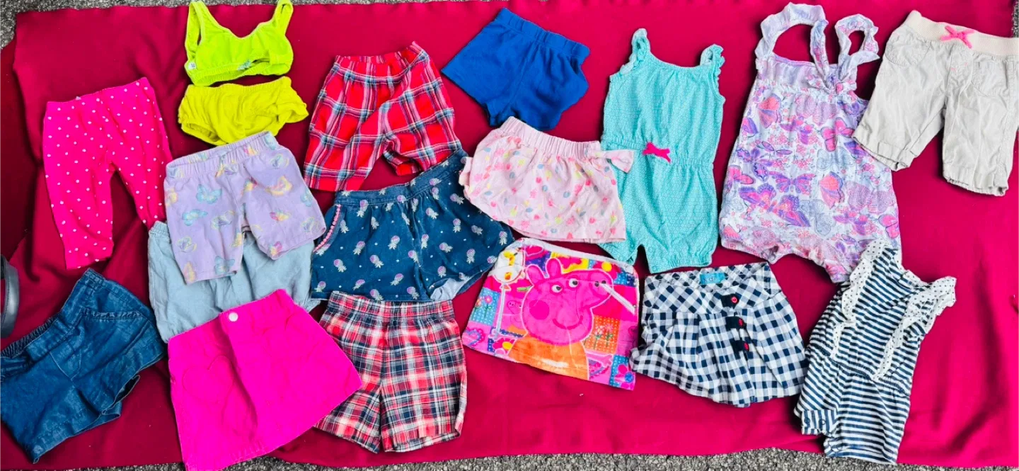 Girl Clothes Bundle 175pcs - Various Sizes & Styles image indicator(2)