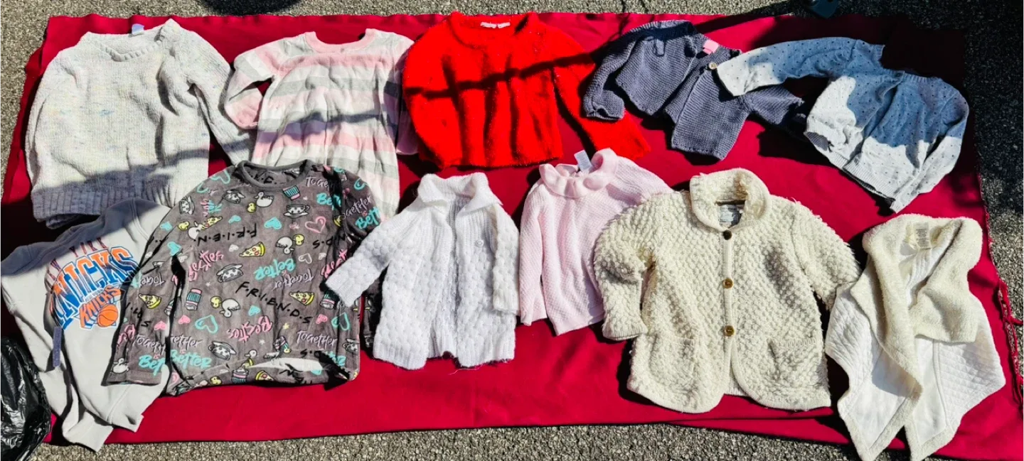 Girl Clothes Bundle 175pcs - Various Sizes & Styles image indicator(9)