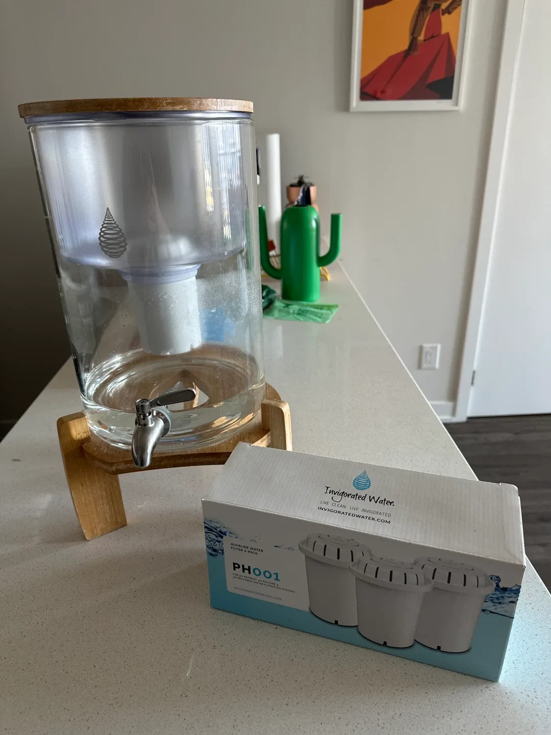 Water Filter Dispenser + 1 PH001 alkaline water filter image indicator(4)