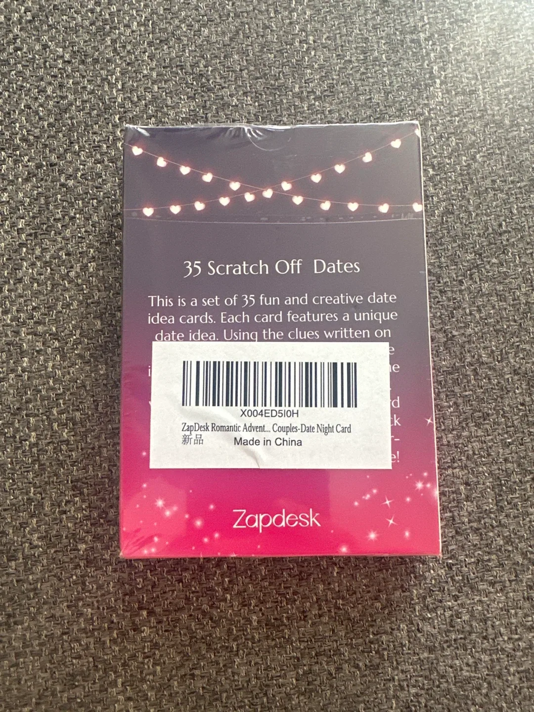 Zapdesk Date Night Cards - 35 Scratch Off Dates image indicator(2)