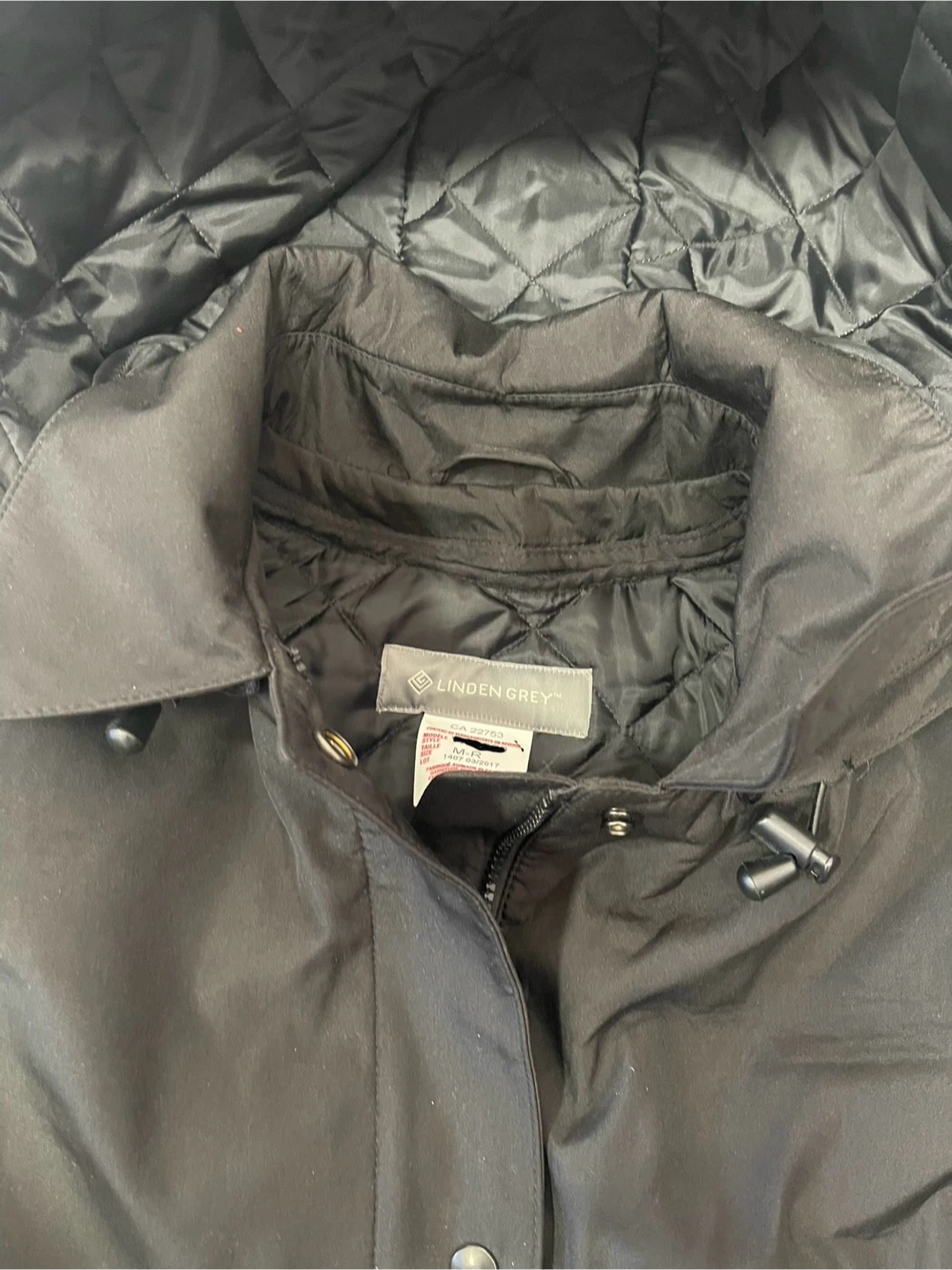 Linden Grey Black Winter Coat Parker - photo 2