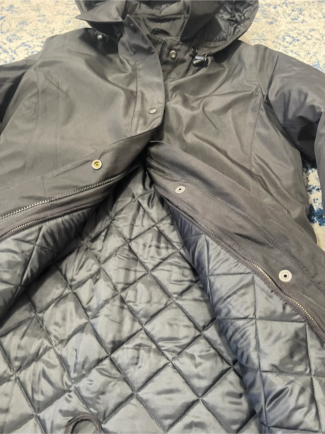 Linden Grey Black Winter Coat Parker - photo 5