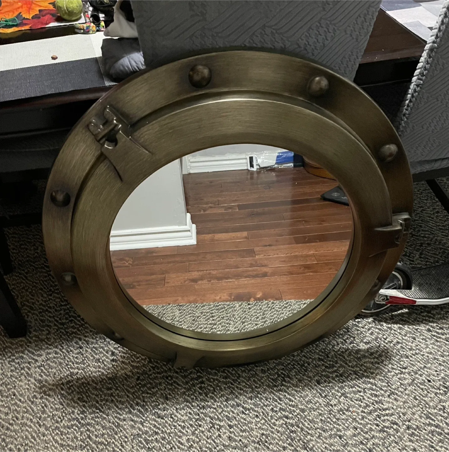 ❤️ Framed Wall Mirror - Porthole Style new! image indicator(4)