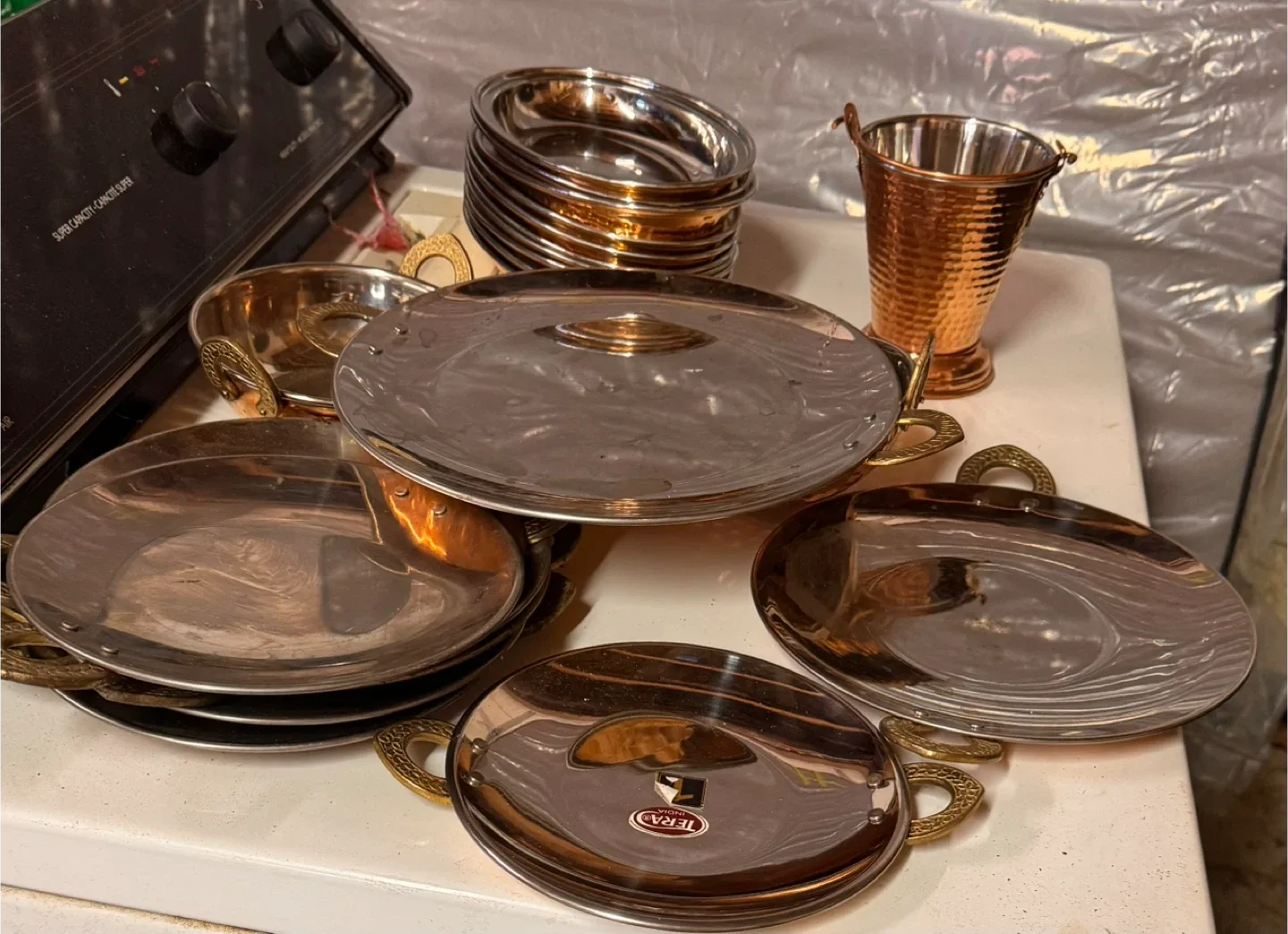 Tera Stainless Steel and Copper Cookware Set image indicator(3)