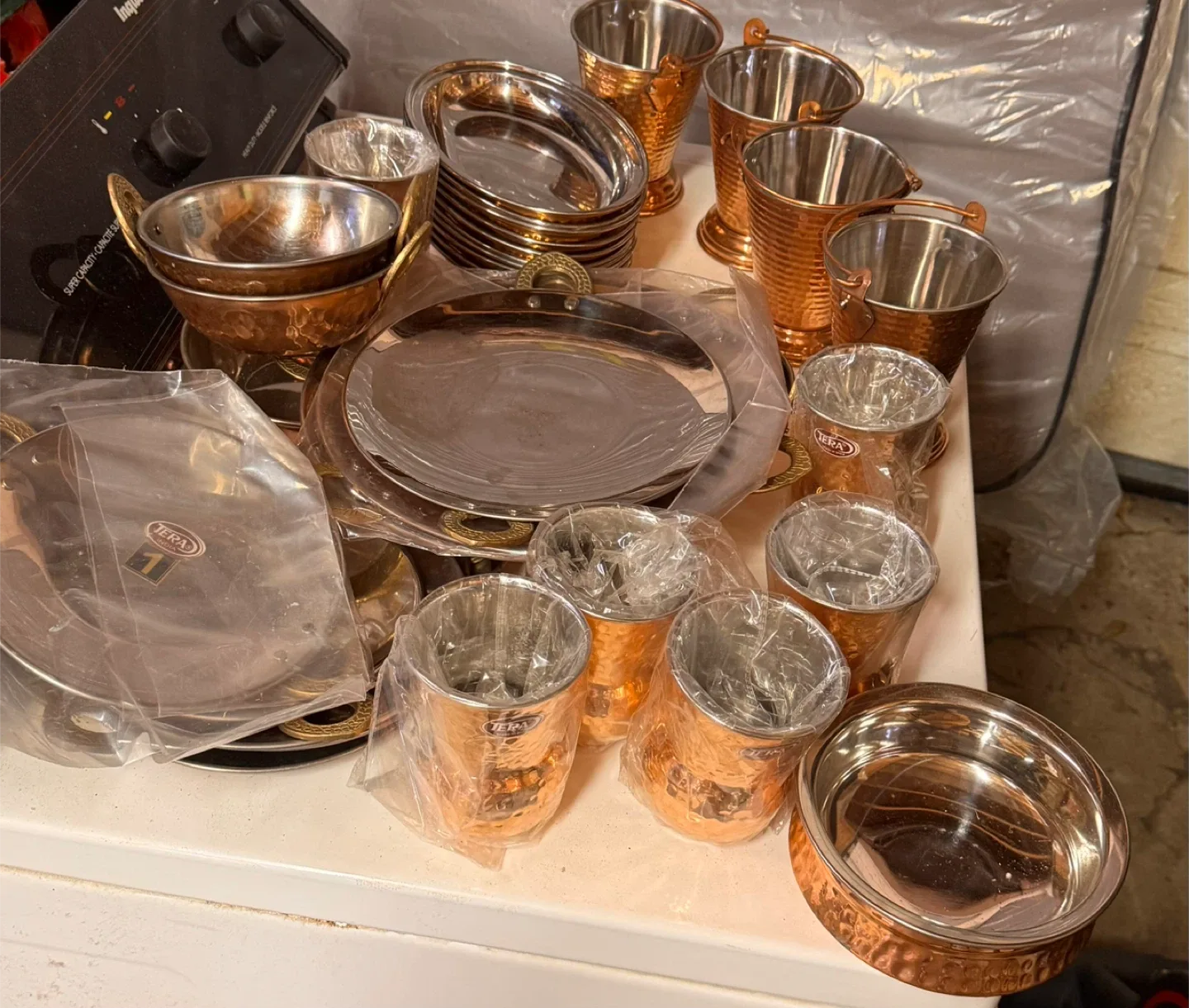 Tera Stainless Steel and Copper Cookware Set image indicator(7)