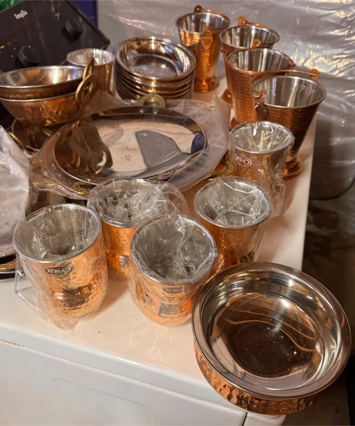 Tera Stainless Steel and Copper Cookware Set image indicator(8)