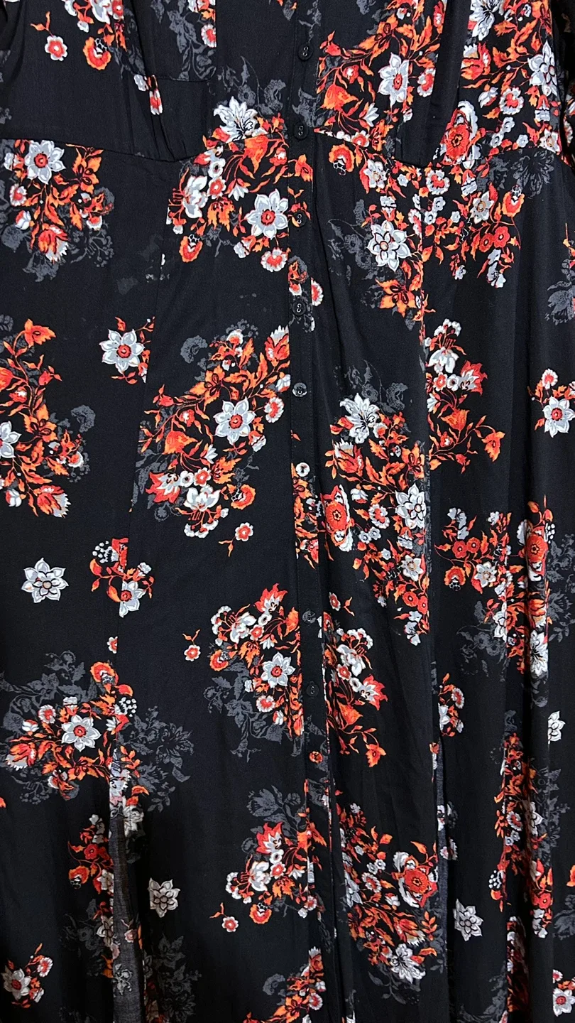 Torrid Floral Print Dress - Size 2 image indicator(8)