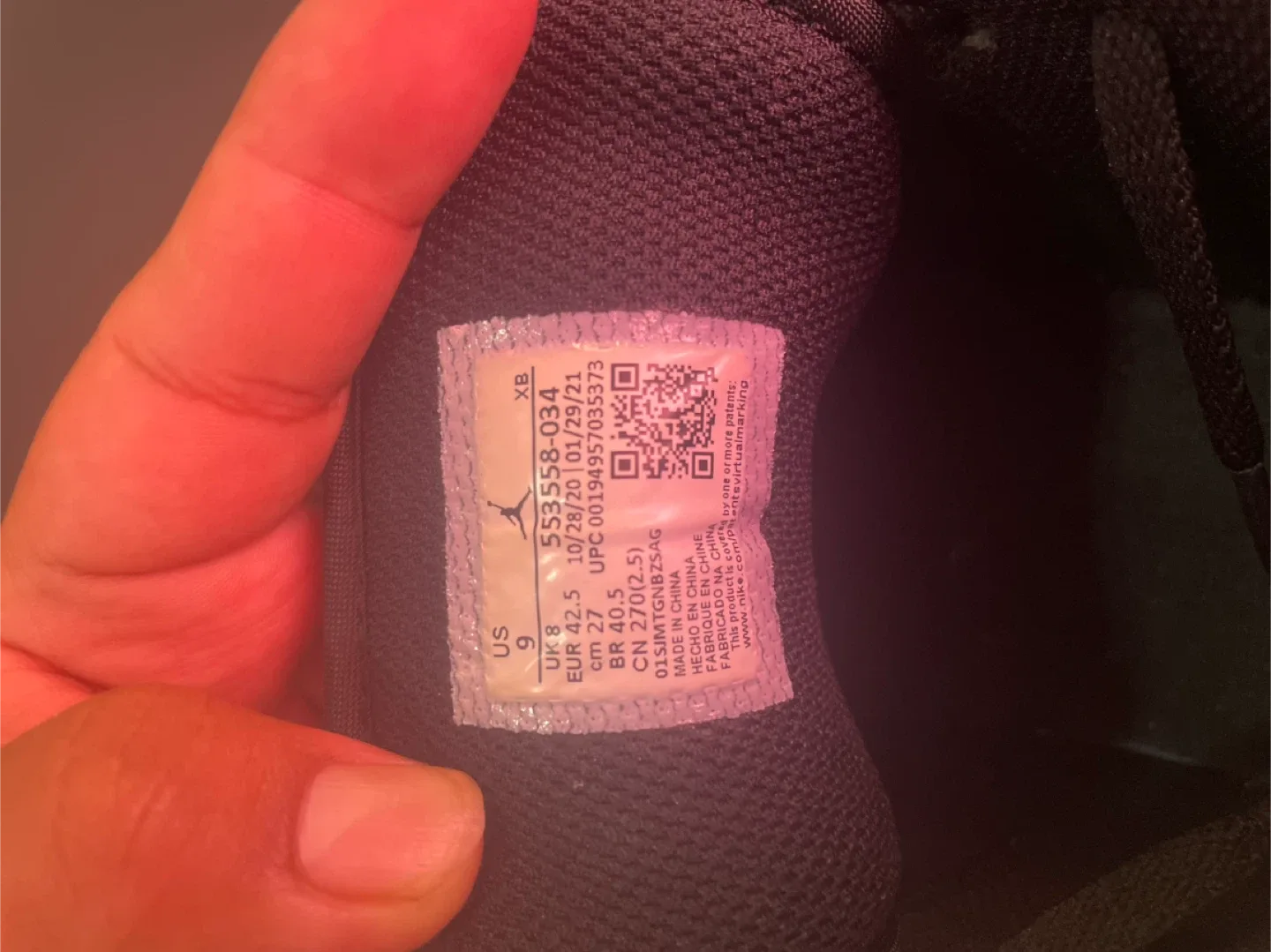 Air Jordan 1 Low Black/Arctic Orange - US 9 image indicator(3)