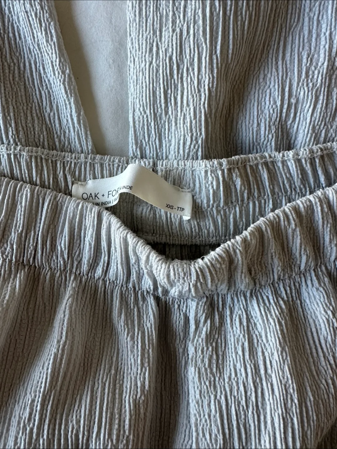 Oak + Fort crinkle pants image indicator(3)