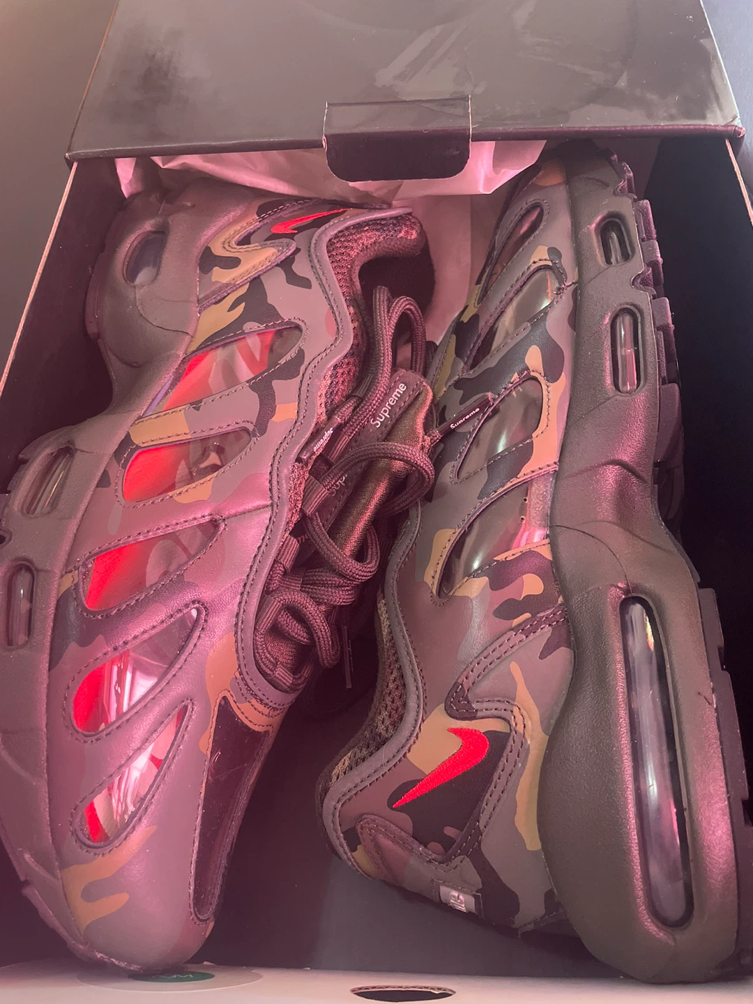 Nike Air Max 96/S Supreme Camo US 9 - photo 2