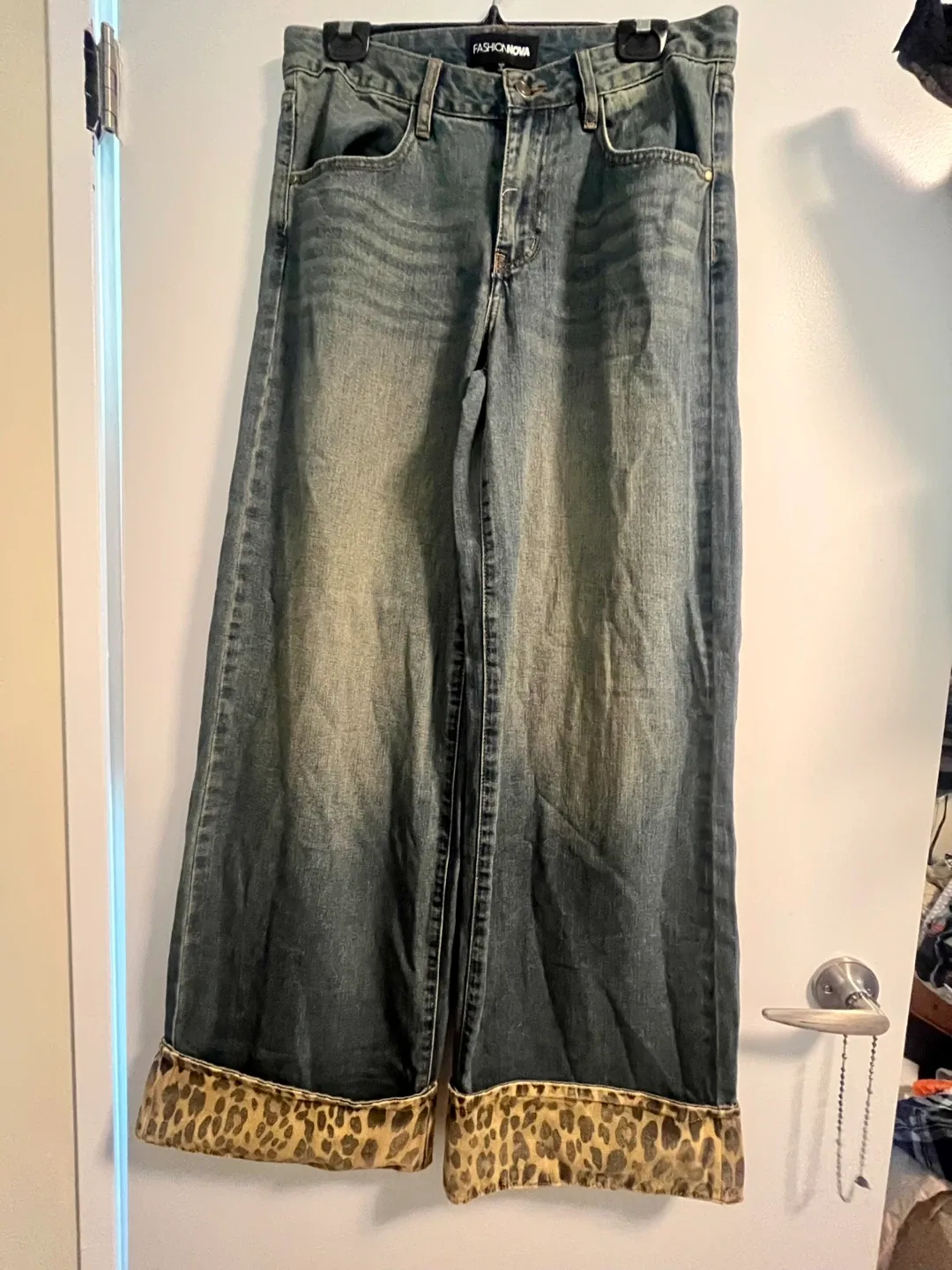 Fashion Nova Wide Leg Jeans image indicator(2)