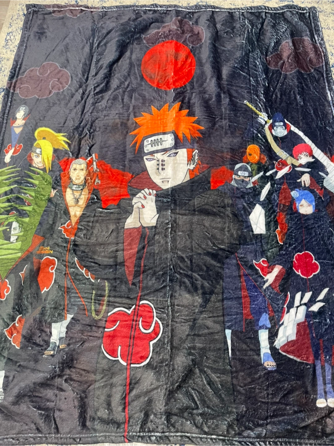 Naruto Akatsuki Anime Blanket - photo 2
