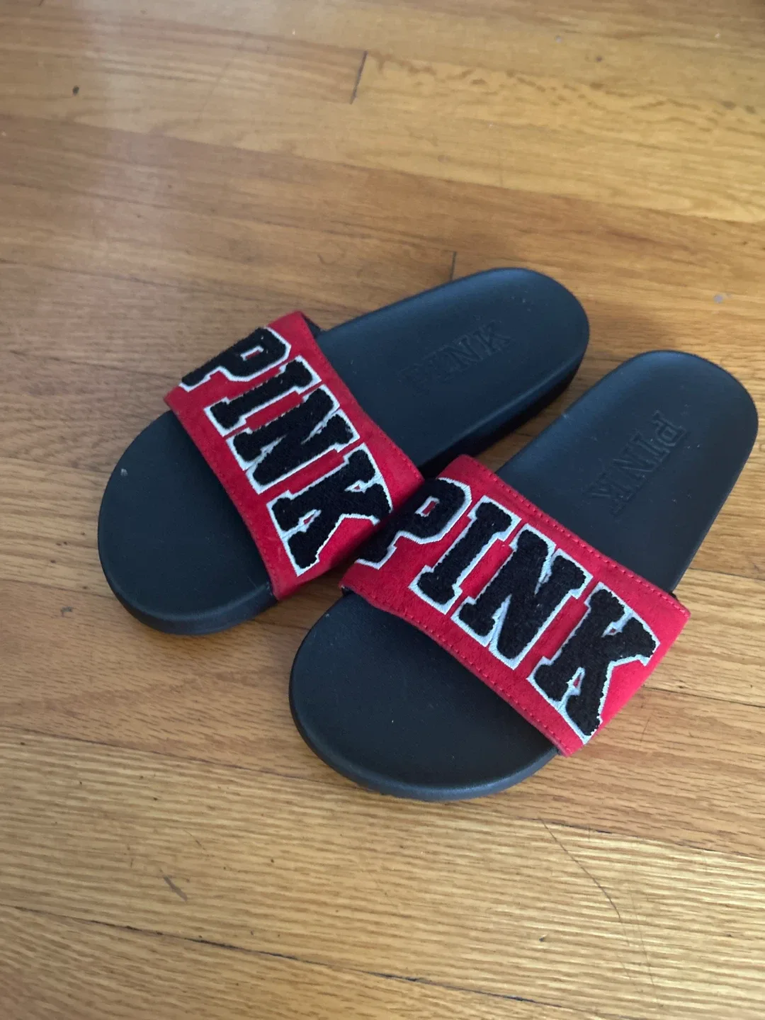 PINK Slides - Red/Black 🧡 thumbnail