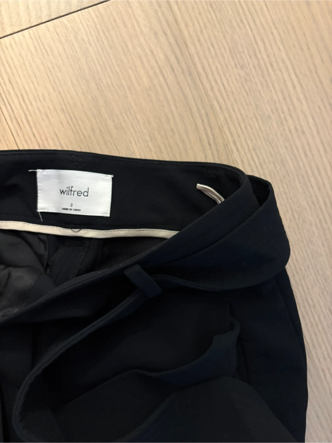 Wilfred Free Black High Waisted Pants - Size 2 - photo 2
