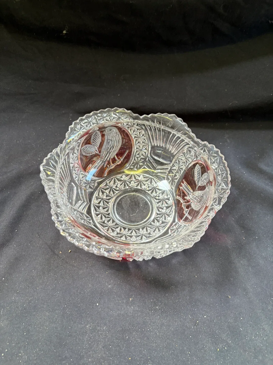 Crystal Bowl with Red Accents image indicator(3)