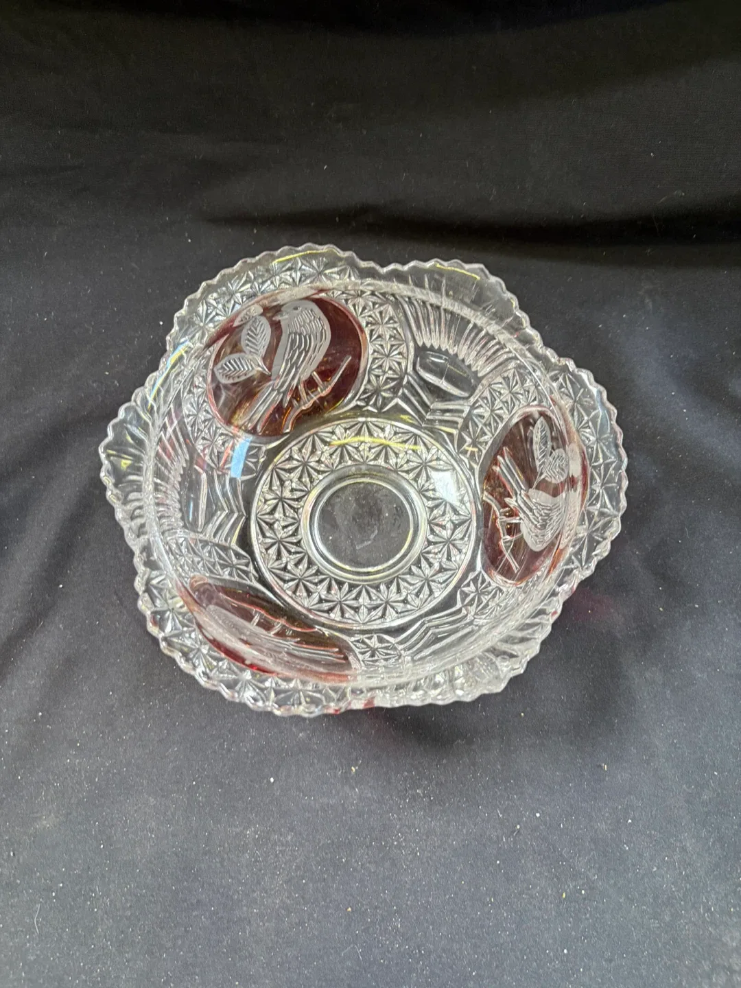 Crystal Bowl with Red Accents image indicator(4)
