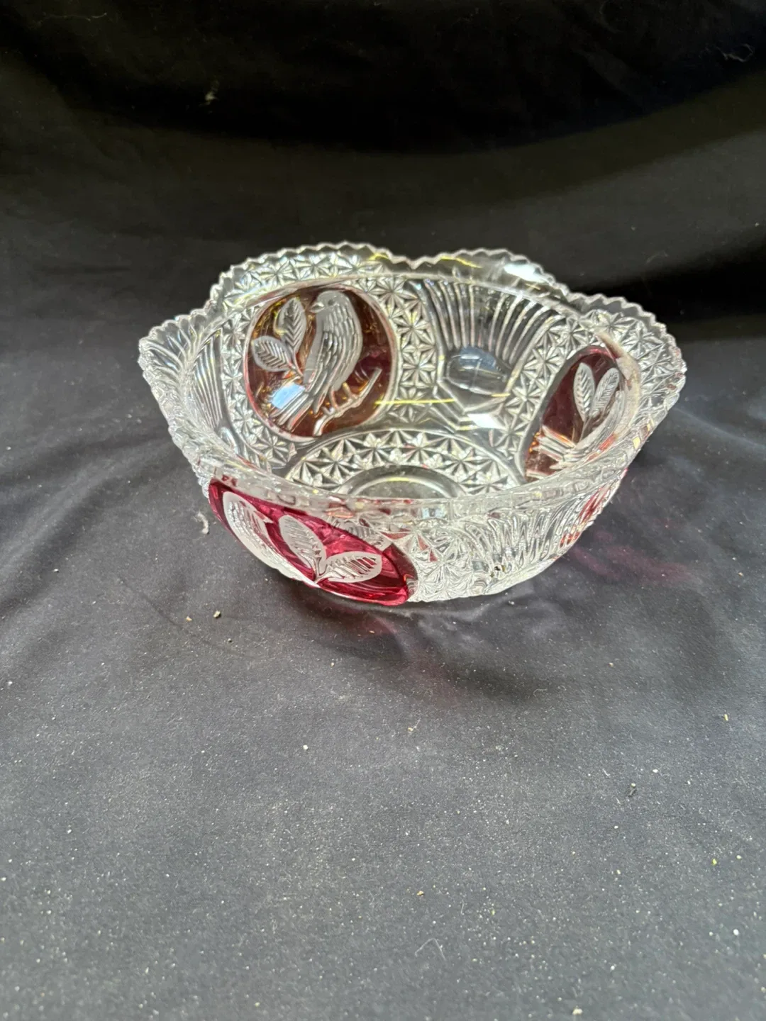 Crystal Bowl with Red Accents image indicator(2)