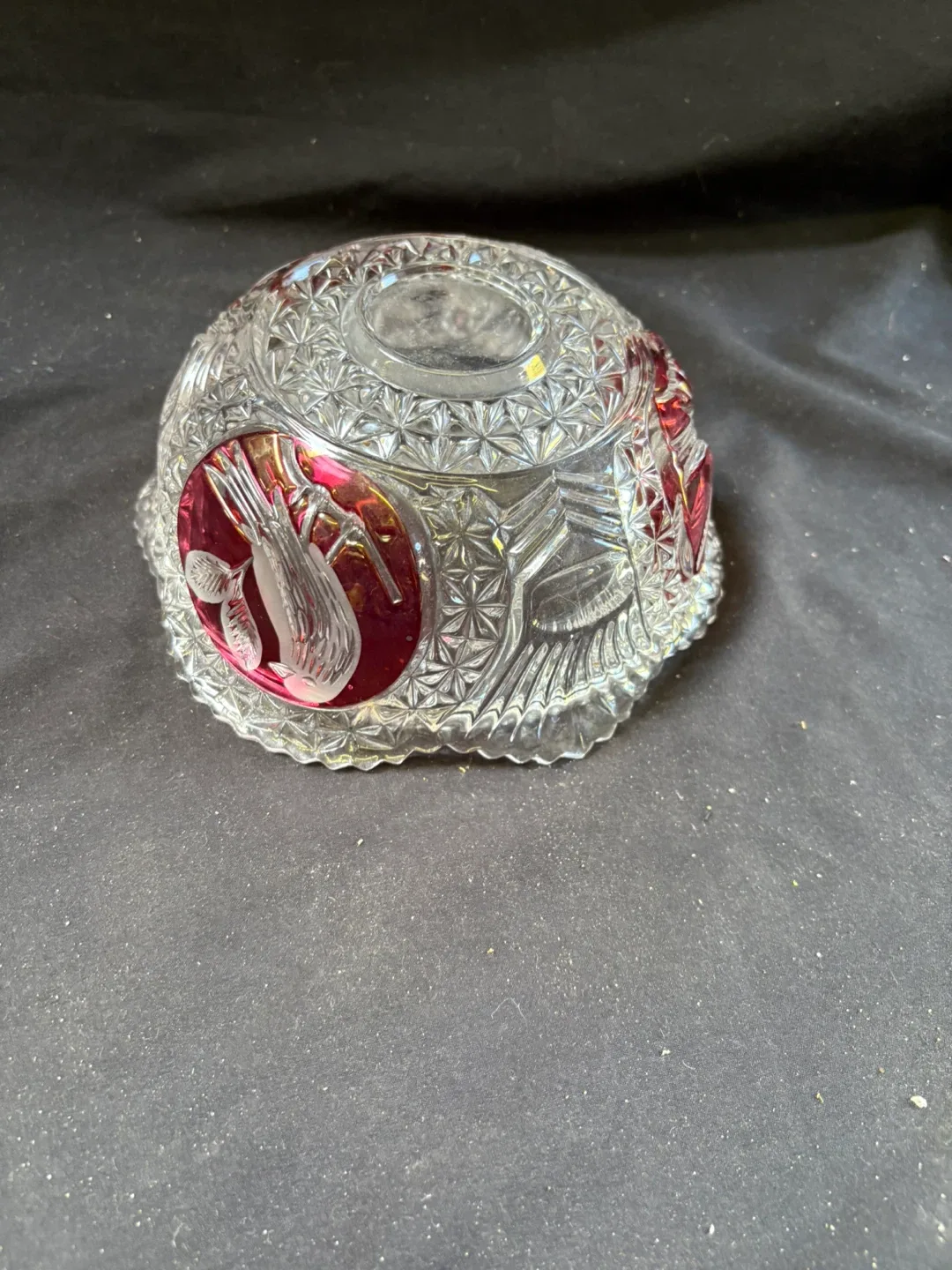 Crystal Bowl with Red Accents image indicator(5)