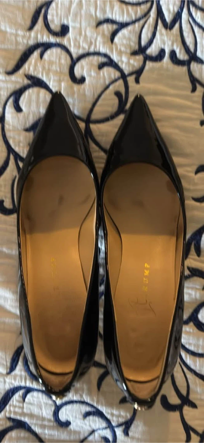 Ivanka Trump Black Patent Leather Heels - Size 8M - photo 2