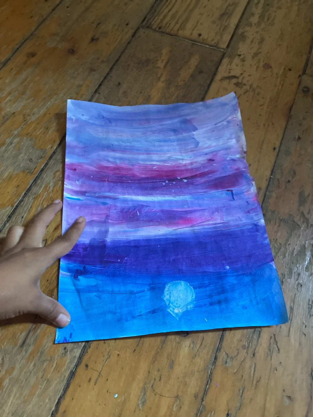 A sunset painting image indicator(2)