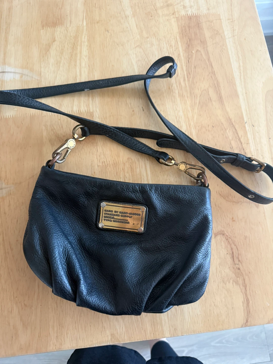 Marc by Marc Jacobs Black Leather Crossbody Bag