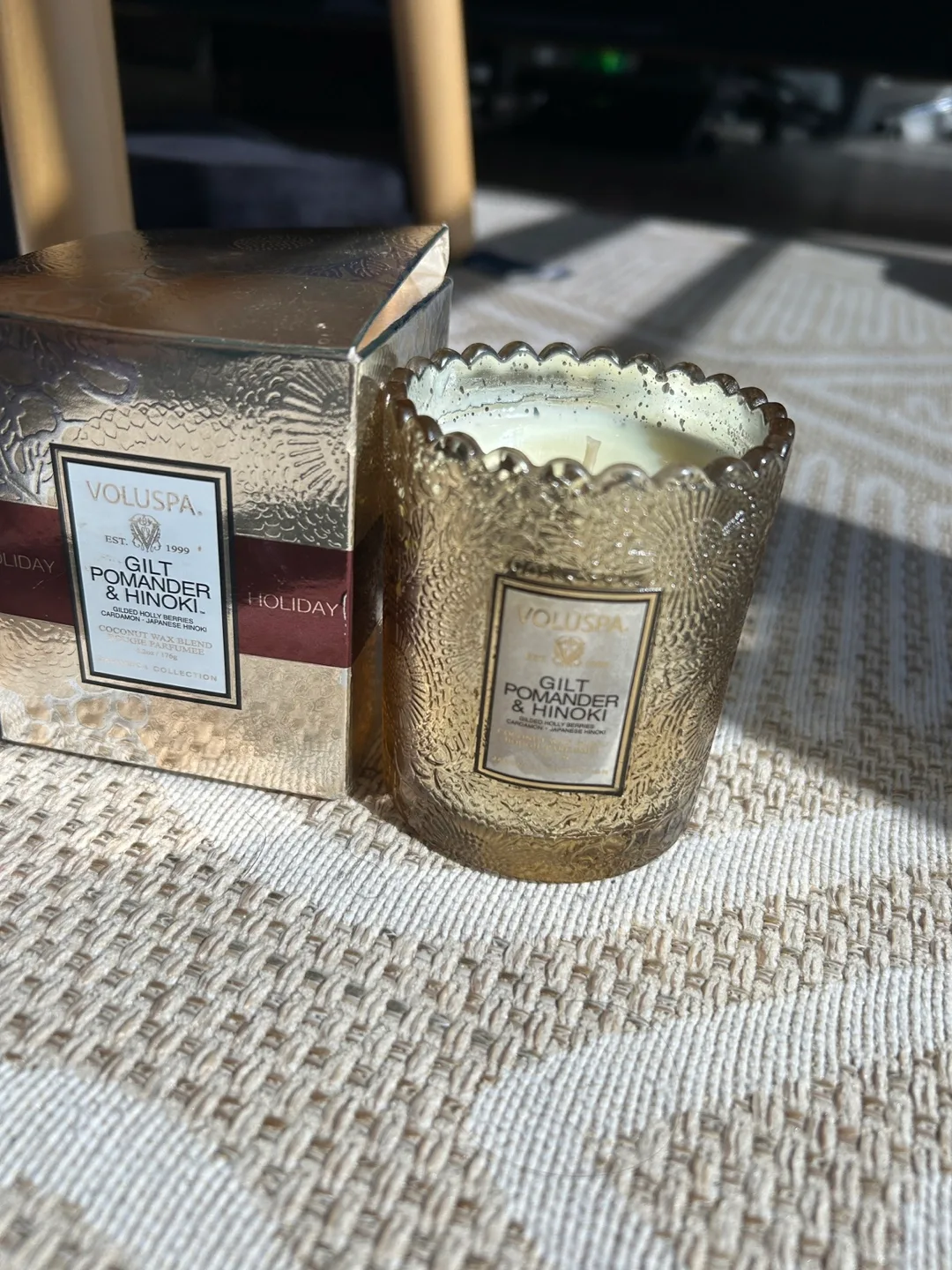 🧡Brand New Voluspa Gilt Pomander & Hinoki Candle🧡 image indicator(2)