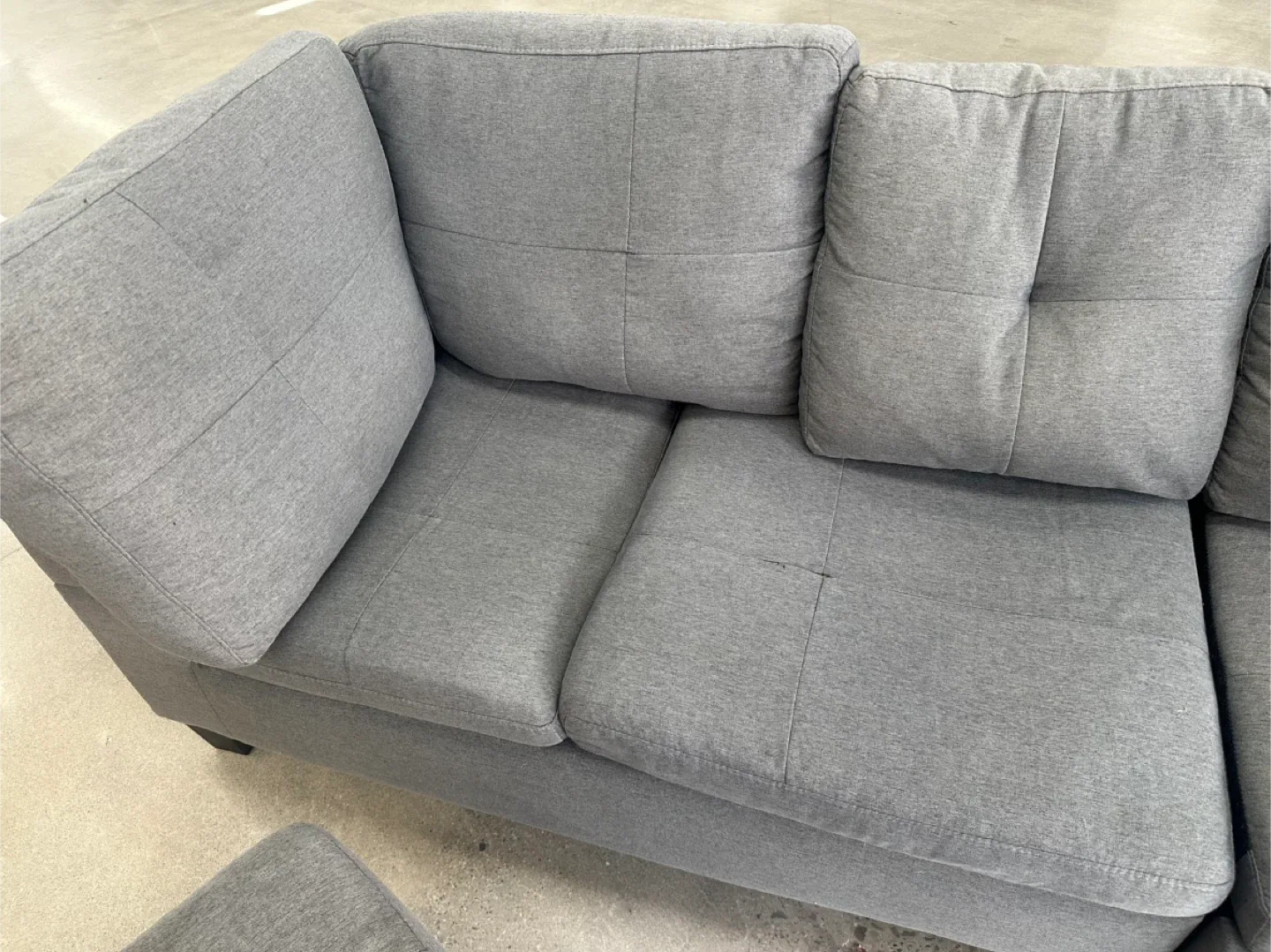 Grey Modular Sectional Sofa Bed - free delivery image indicator(6)