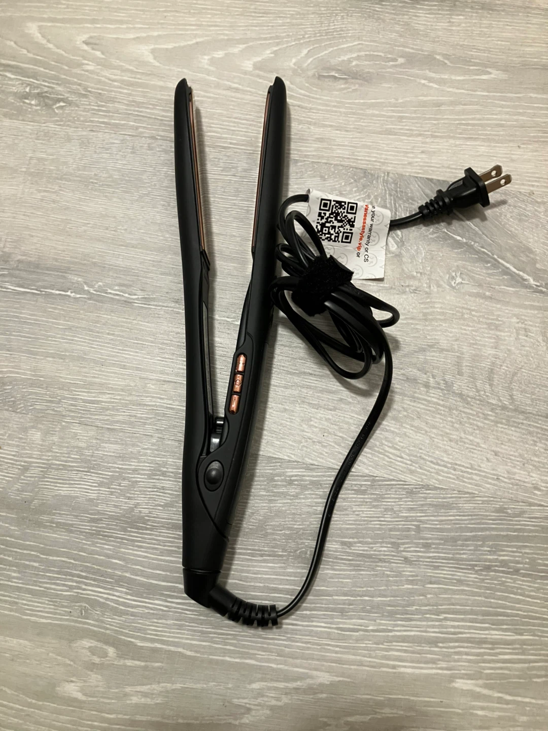 Vanessa Pro Hair Straightener - Black - photo 2