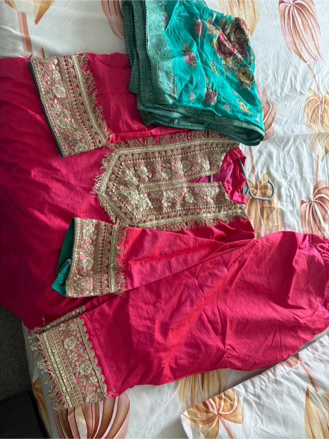 Pink Salwar Kameez with Embellishments