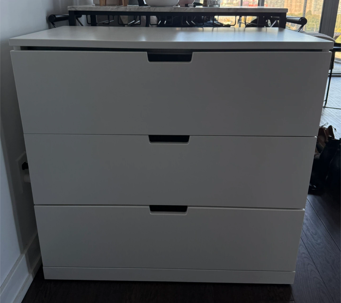 IKEA Nordli 3-Drawer Dresser - White - photo 4