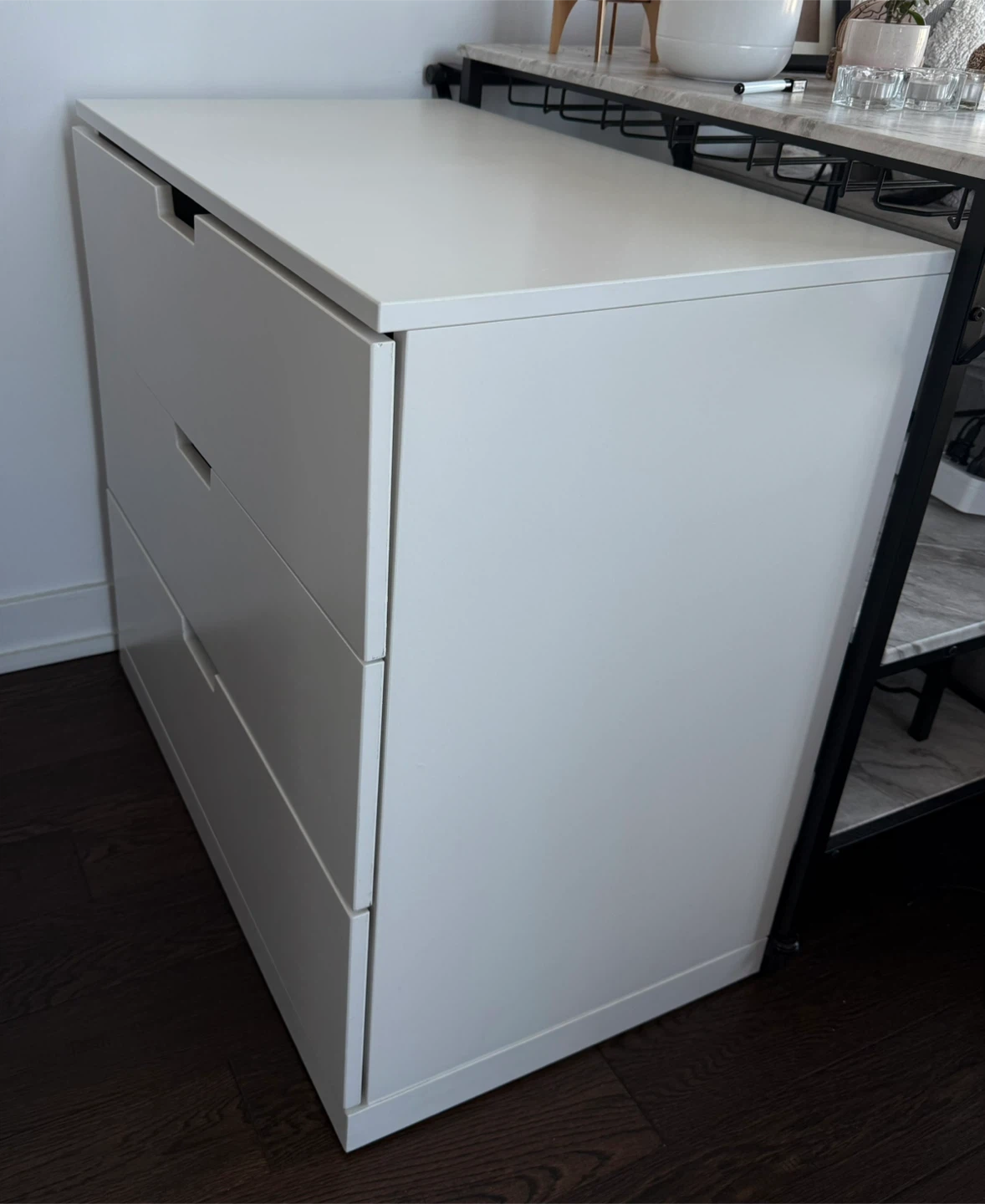 IKEA Nordli 3-Drawer Dresser - White - photo 5