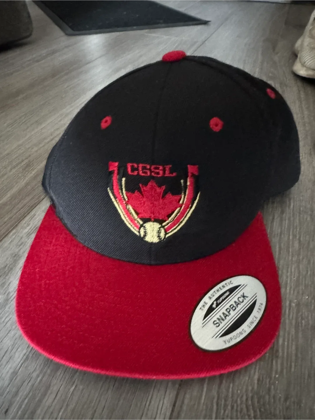 CGSL Black & Red Snapback Hat thumbnail